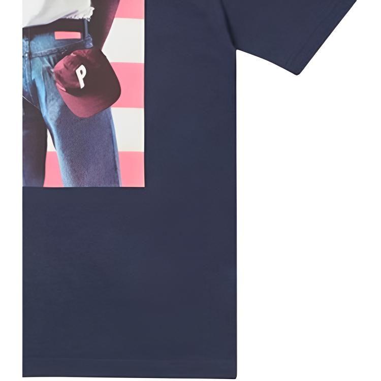 PALACE T Shirts Unisex Dark Blue Crew Neck Moderate P20TS071