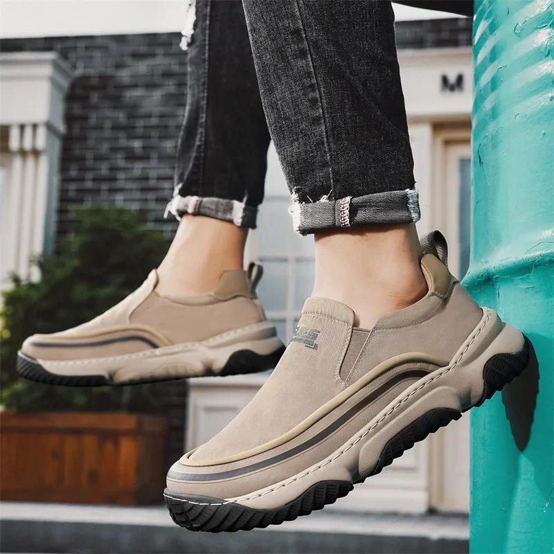 Man Canvas Shoes Men's Summer Ice Silk Cloth Surface Sports Driving Shoes Anti-slip Soft Bottom Casual Rubber Shoes for Men