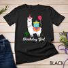 Cool Cute Alpaca Llama Cactus Girls Birthday Party Animal Unisex T-shirt