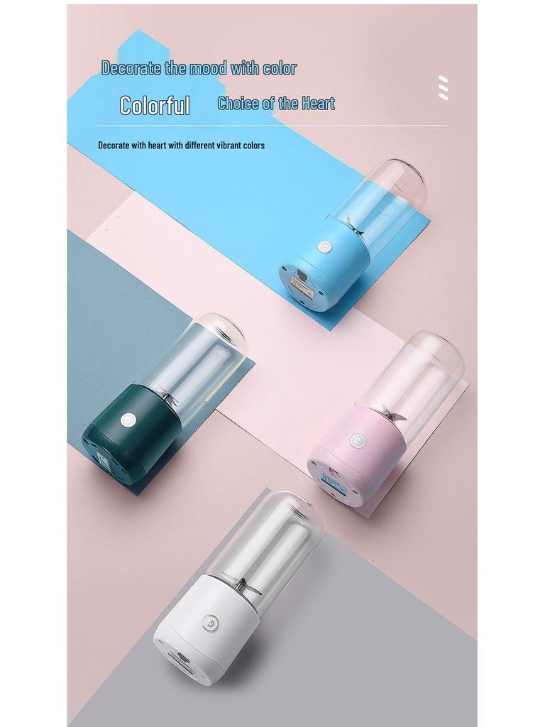 Tragbarer Multifunktionaler Elektrischer Entsafterbecher - Ideal für Studentenwohnheime und Reisen