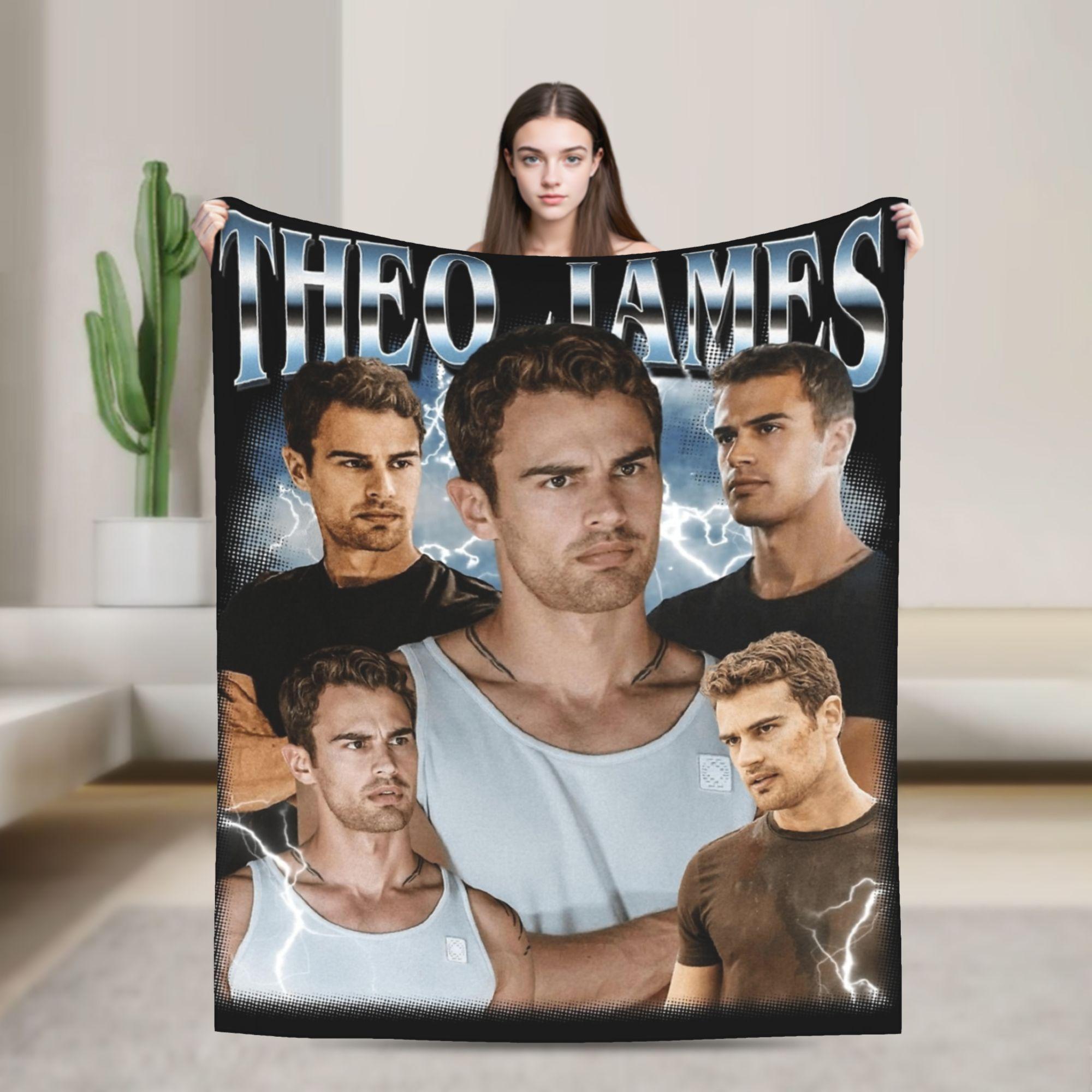 Happy Adults Toys Unisex Coral Theo James Blankets Fleece Plush Winter Portable Warm Throw Blanket For Bed Couch Bedspreads