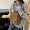 Women Solid Color Backpack Multifunctional Lightweight Backpack