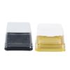 50Pcs Mini Dessert Kuchen Box Container Transparent Cupcake Gebäck Backen Verpackung Boxen Hochzeit Partei Liefert Weihnachten Geschenk