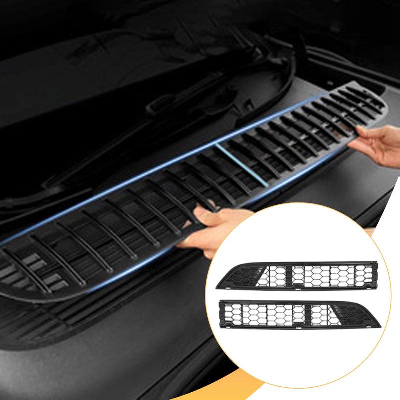 Front Grille Mesh Net Cover ABS Plastic Sturdy Dust Proof Accessory for Tesla Model Y 2025 Lower Bumper