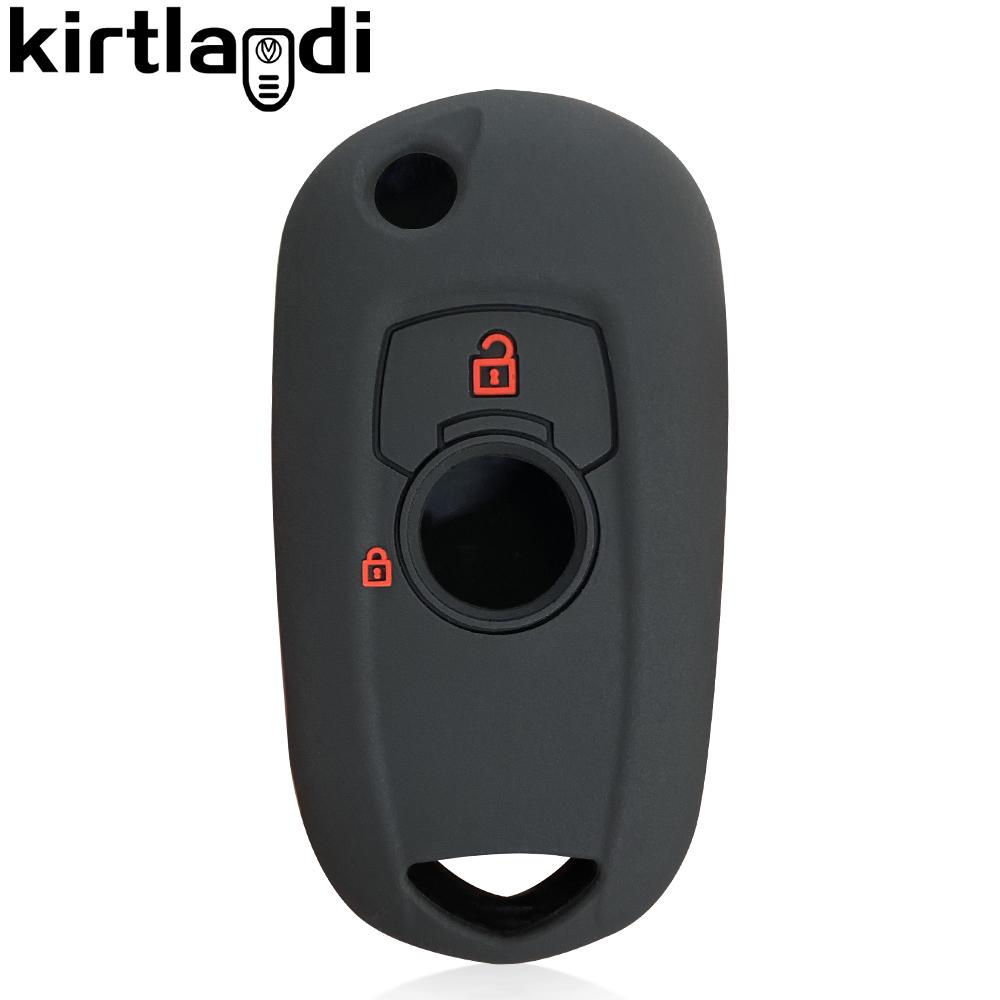 2 Buttons Silicone Car Key Case Cover Holder for Opel Vauxhall Astra K Corsa E 2015 2016 2017 2018 2019 Fob Key Cover Protective