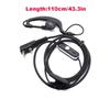 Earhook Design Walkie-Talkie Headset Over Ear Walkie Wired Headset  Professional Use