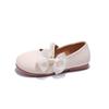 Kids Girls Soft Sole Pearl Princess Leather Shoes Fashion Casual Dance Shoes