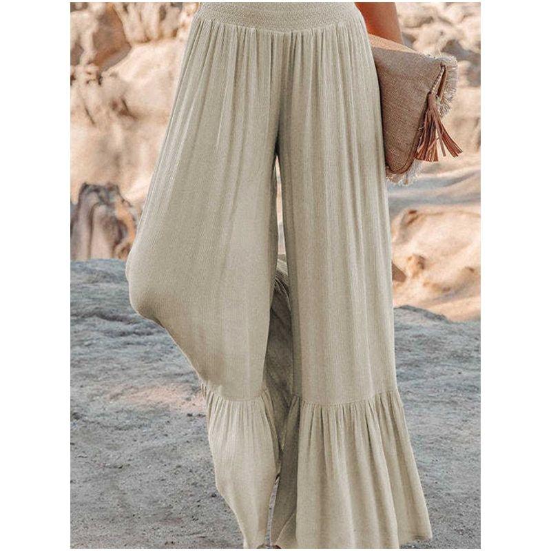 XL-5XL Women Trousers Casual Ladies Pants Casual Loose Pants Nipped Waist Trousers