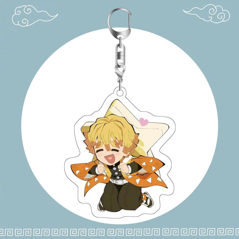 

Anime Demon Slayer Keychain Acrylic Charm Cartoon Accessory Dropshipping Support Custom Bulk Order Gift Fans for Carry Mini Lightweight Portable Cute 6cm