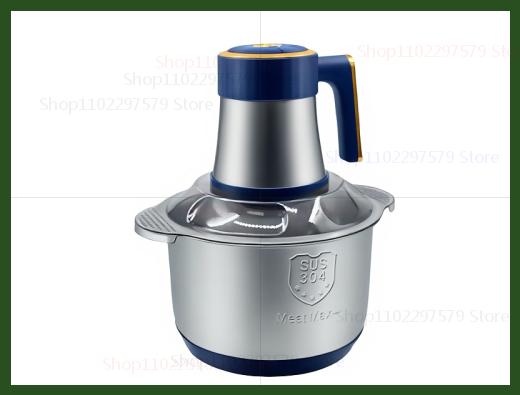 Mașină de tocat carne electrică 304 Concasor de alimente inoxidabil multifuncțional legume fructe ardei tocator usturoi tocator blender alimente pentru copii