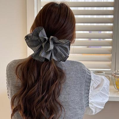 Bardzo duże akcesoria do włosów dla dziewczynki kobiety gumka do włosów scrunchie koreańskie elastyczne fascynatory eleganckie vintage popularne dorośli nowe