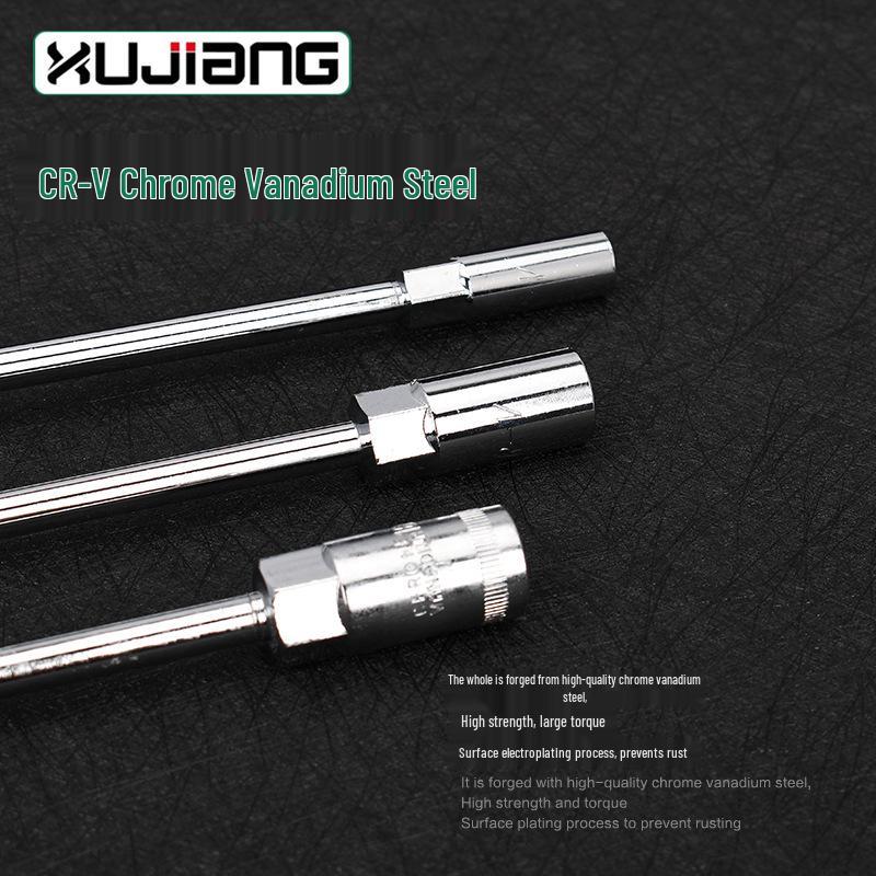 Extended T-handle Hex Socket Wrench (6-19mm)