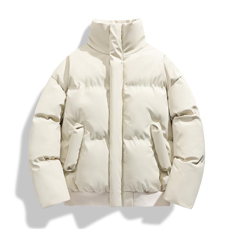 Cotton Clothes Men and Women with The Same Section of The Winter Thickened Men's Cotton Clothing Stand-up Collar Bread Jacket Jacket Men's Down Jacket