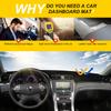Dashboard Cover Pad Dashmat Sun Shade Dash Board Cover Carpet Glare UV Rays Protector For Acura TL 2004-2008 Car Accessories