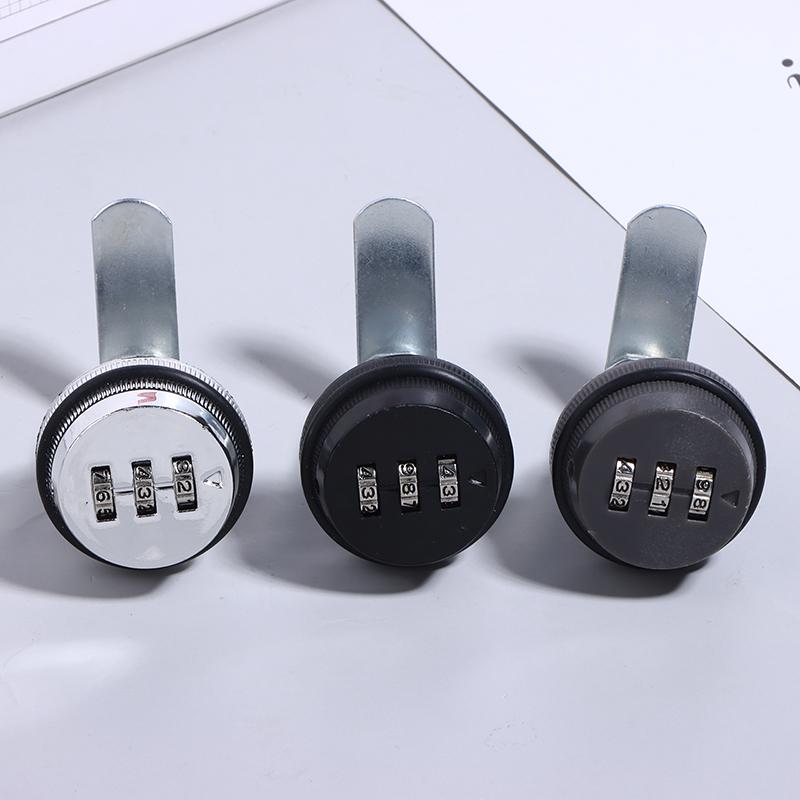 3 Digital Code Combination Cabinet Lock Zinc Alloy Password Locks Security Home Automation Cam Lock For Mailbox Cabinet Door