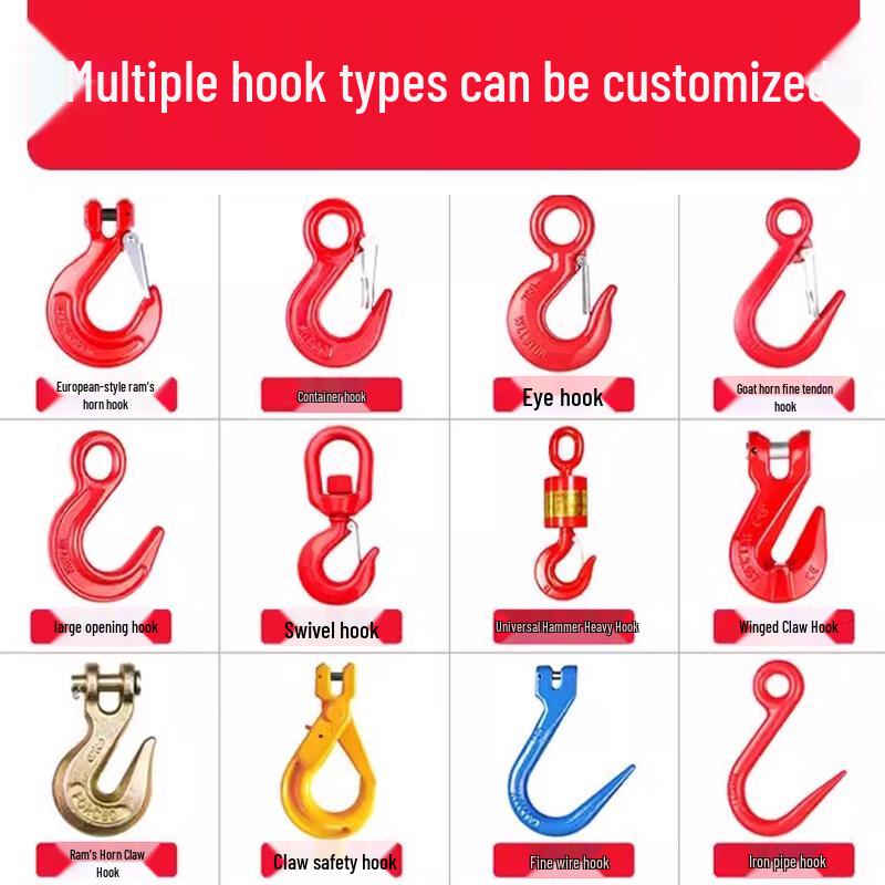 Jundingying 4-Ton 2-Leg Lifting Chain Sling with Hooks