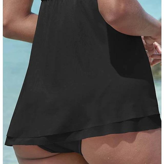 European & American Solid Color Women's Bandeau One-Piece Swimsuit (2022 Style)