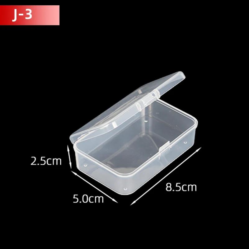 5Pcs/10Pcs PP Storage Box Mini Transparent Plastic Case Container Square Rectangle Packaging Box for Jewellry Beads Small Items