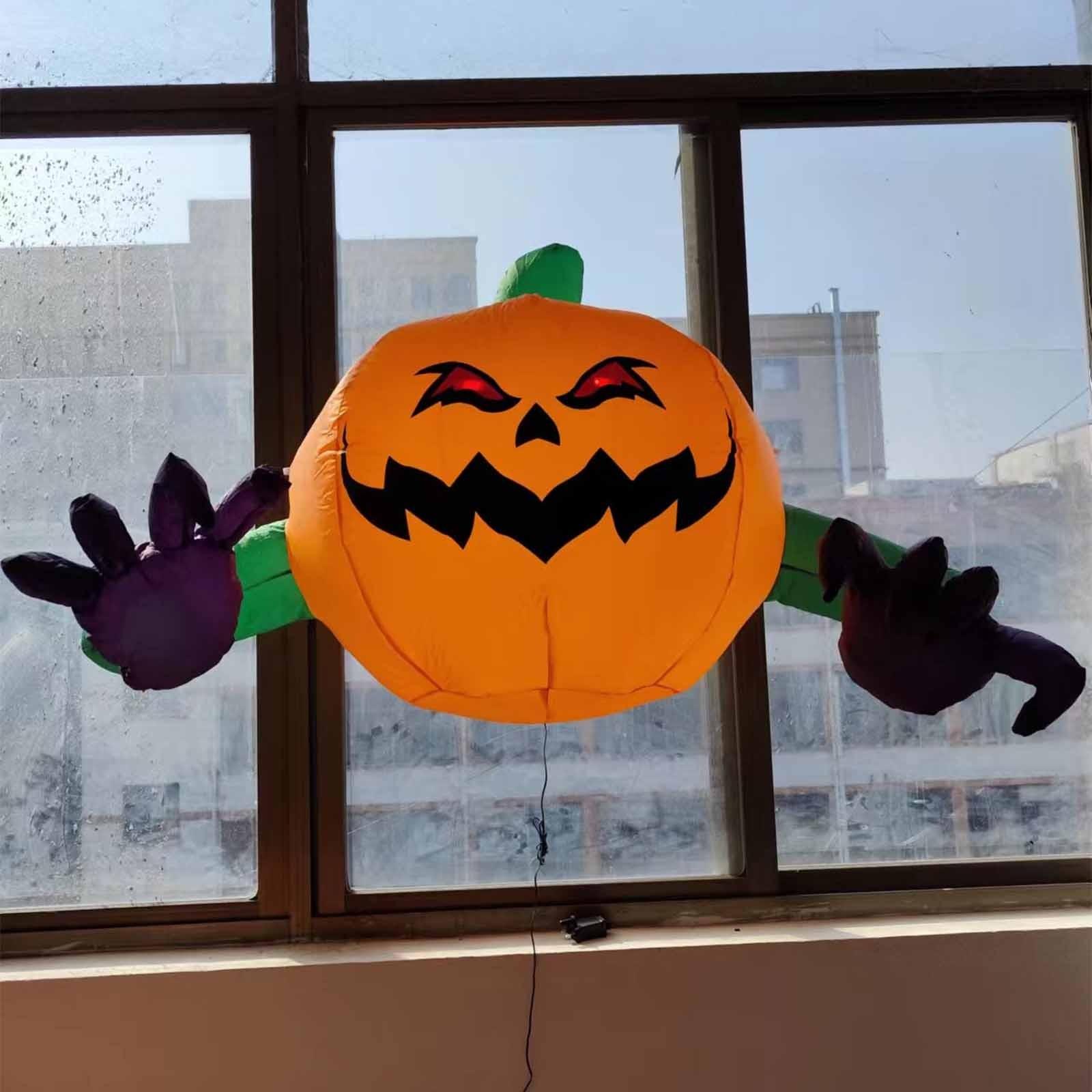 

Украшение двора на Хэллоуин Надувная форма Садовое украшение Праздничные украшения One Size жёлтый