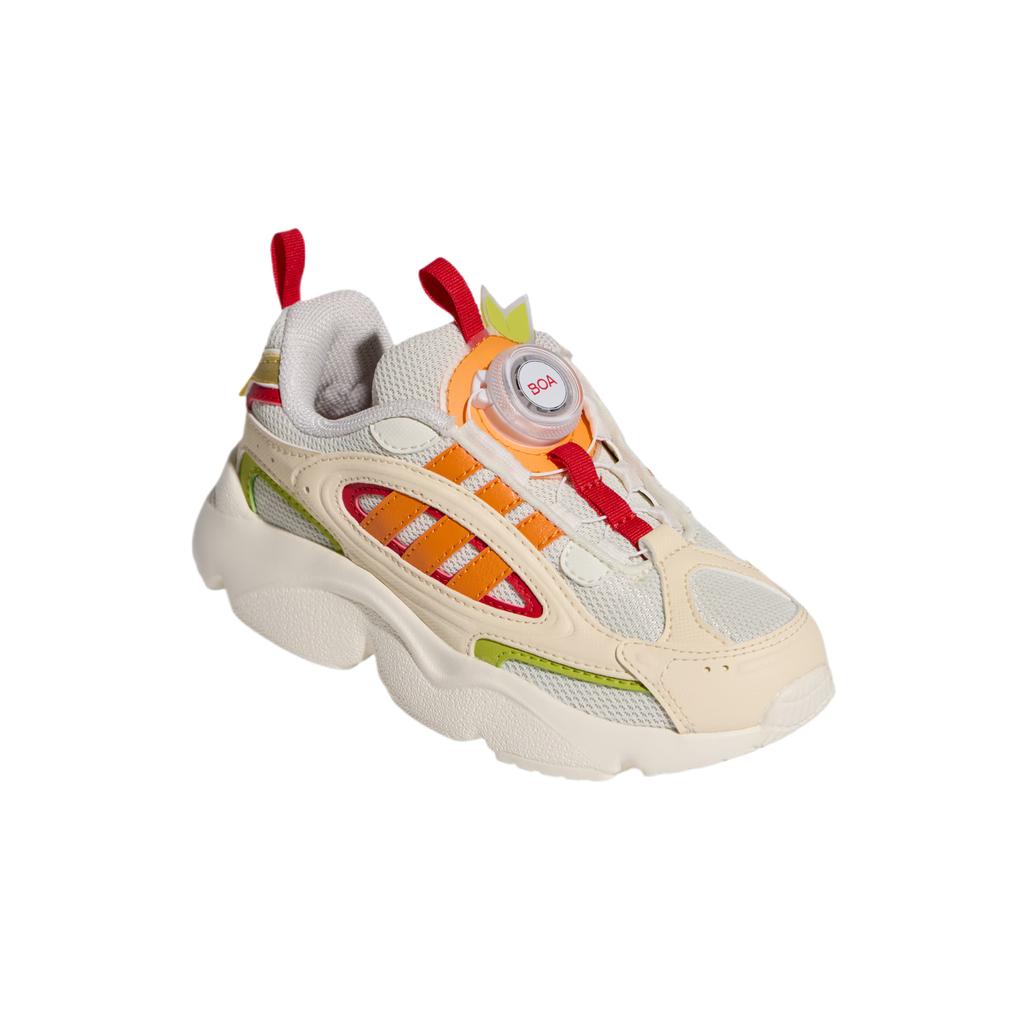 Adidas Ozmillen Fabric Round Toe Low Top Casual Shoes Kids sneakers HP7106