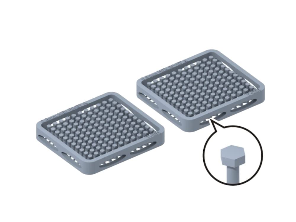 

ET Model Hex 240 Plastic Model Molded Color 0.9mm Rivets, pieces, Parts, T-031,