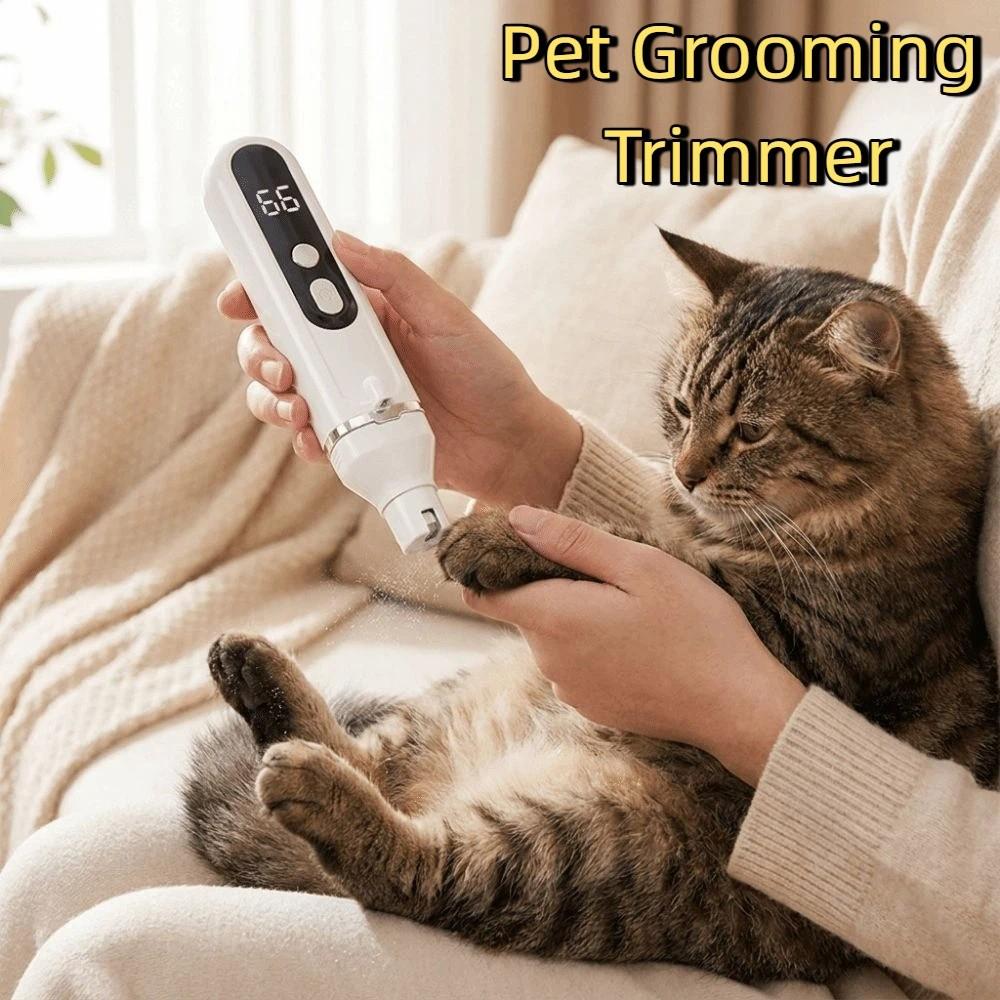 Low Noise Pet Hair Clipper Professional Cat Shaver Electric Nail Trimmer Dogs Haircut