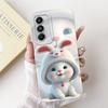 Für Samsung Galaxy A17 5G Hülle SM-A716B Süßes Kaninchen Cartoon Cover Weiche TPU Handyhülle Für Samsung A17 A 17 GalaxyA17 5G Fundas