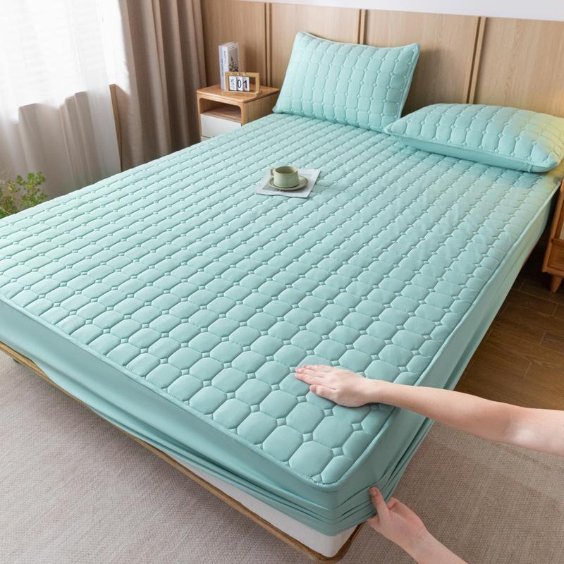 Customized Padded Mattress Three-piece Set Factory OEM Bed Cover All-inclusive Thickened Mattress Protective Cover