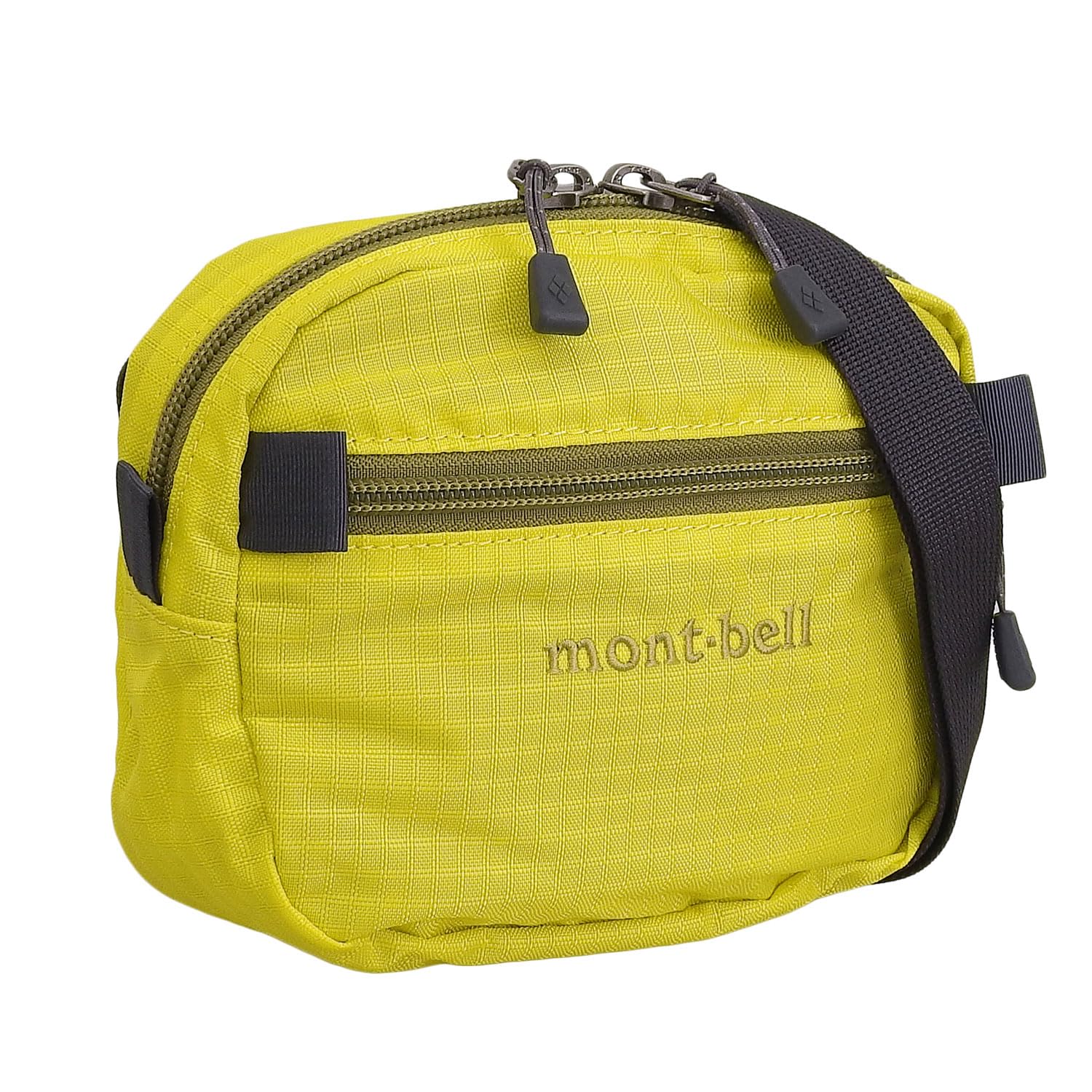 mont-bell shoulder bag waist pouch crossbody bag 1.0L nylon belt pouch 1123774 yellow