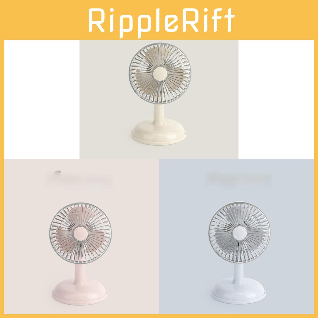 Classic Portable Usb Fan For Office And Dorm With 3speed Settings And Rechargeable Battery
