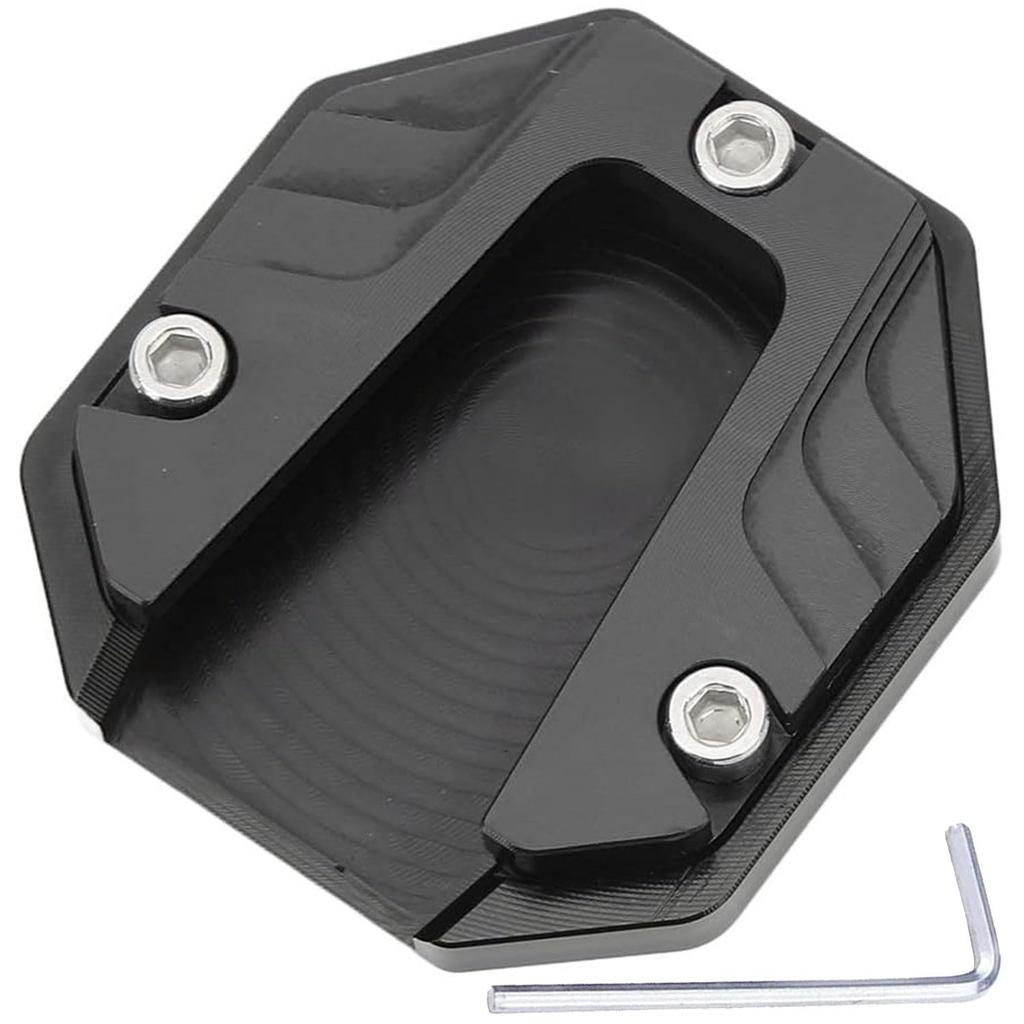 Universal Alloy Side Stand Plate (Black)