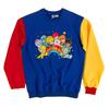 Rainbow Brite Unisex Adult Party Pals Colour Block Sweatshirt