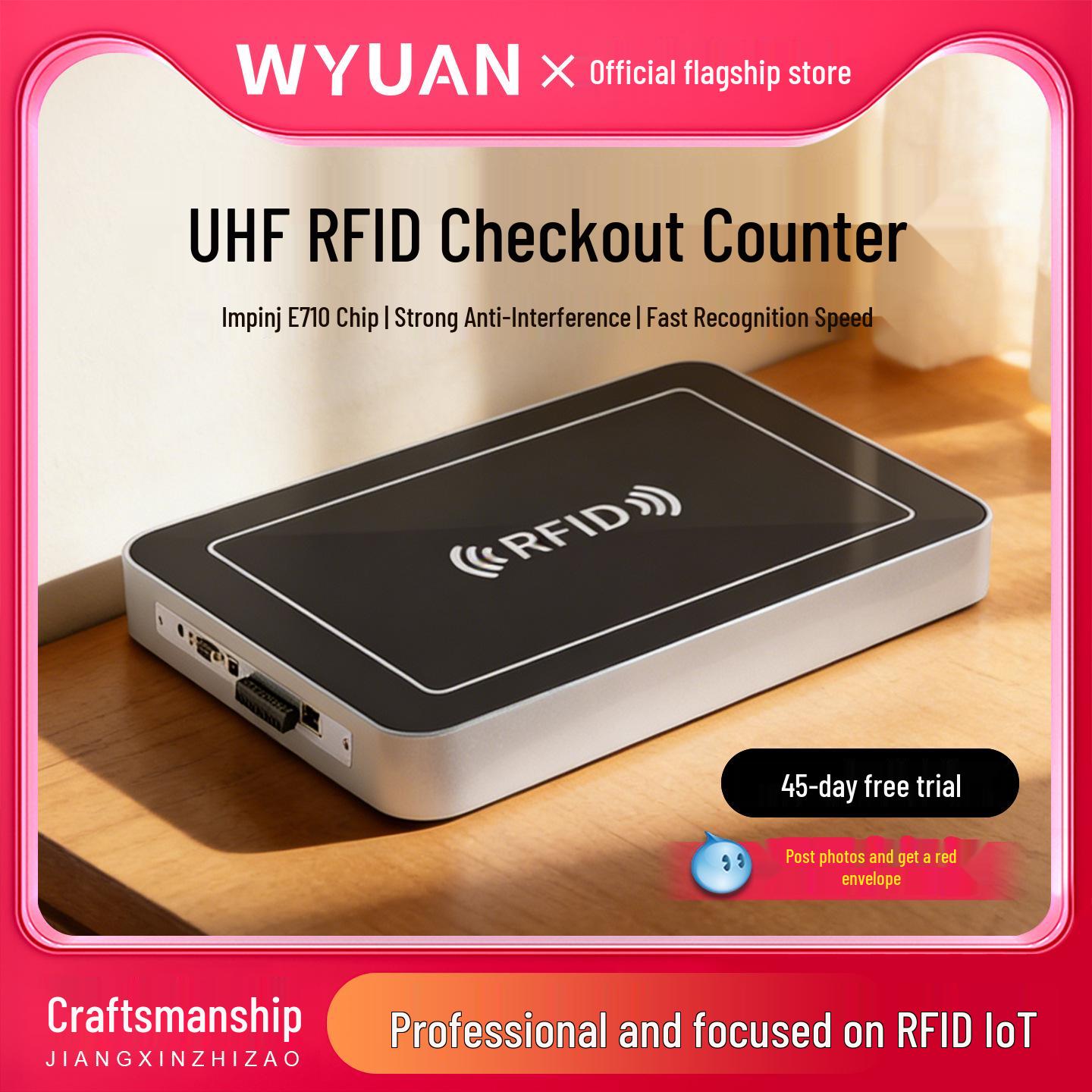 UHF RFID Smart Self-Checkout System for Fast Food and Canteens Front Desk RD161