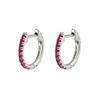 CRMYA Copper Gold Plated Earring Set For Women Color CZ Zircon Piercing Clip Hoop Dangle Earrings For Women Jewelry Wholesale