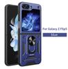 Applicable to Samsung ZFlip1 shunjia push window mobile phone case galaxyflip1 magnetic ring flip1 protective case