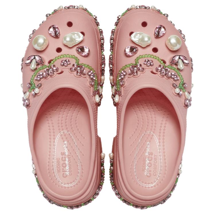 Crocs Simone Rocha X  Mermaid Comfortable Versatile Clogs Unisex Clogs Warm-Pink 210142-78U