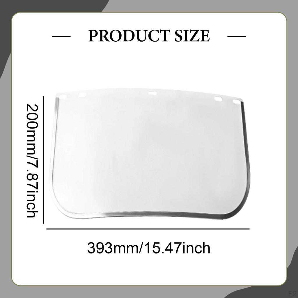 Face Visor Debris Protection Guard for Hard Hat Landscaping Mowing Gardening Cutting