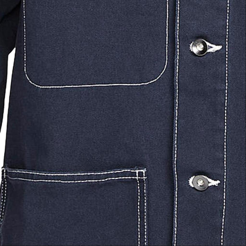 Nike Minimalist Brand Small Logo Embroidered Comfortable Polo Sports Casual Jacket Men Jackets Navy-Blue FN0357-451