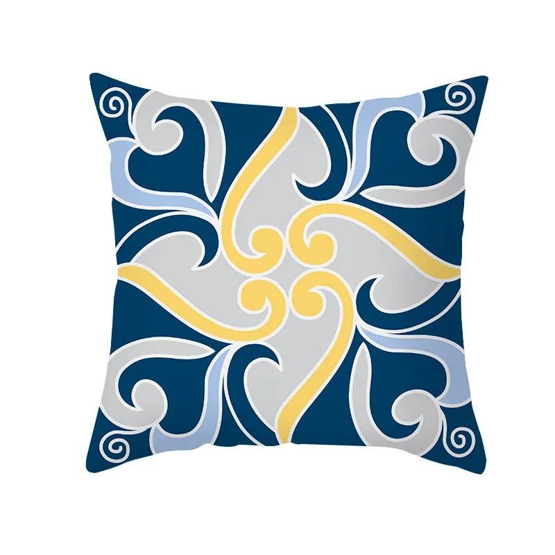 Office Living Room Home Pillowcase Simple Pattern Pillowcase Car Ornaments