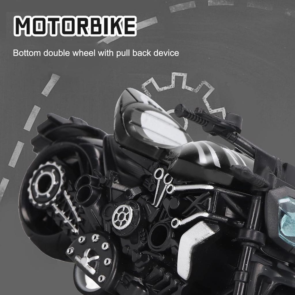 DUCATI SPEED Racing Motorcycles Toys, Motorcycle Model Outdoor Pulling Device Simulation