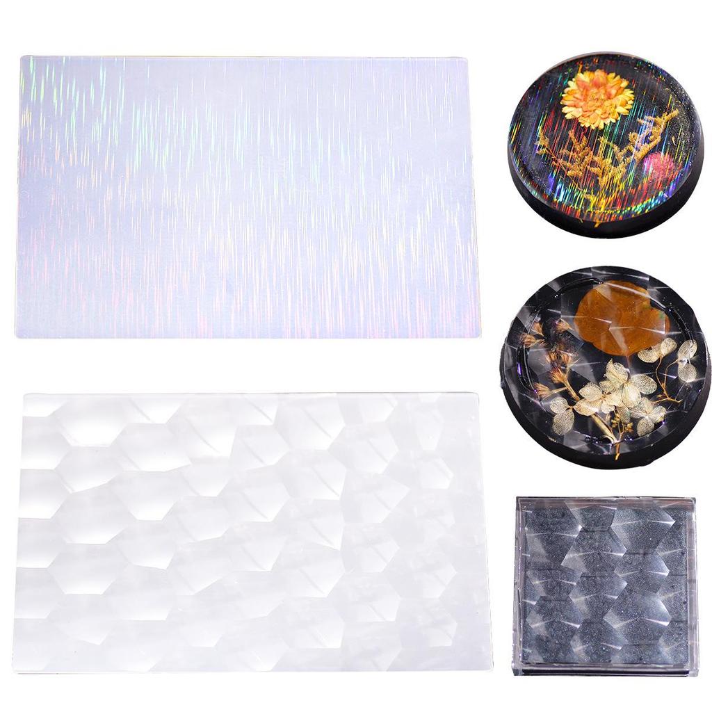 Colorful 3D Epoxy Silicone Gradient Laser Transfer Sheet