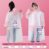 Children's Cartoon Raincoat with Backpack Slot - Large, Full-Body for Primary Students
