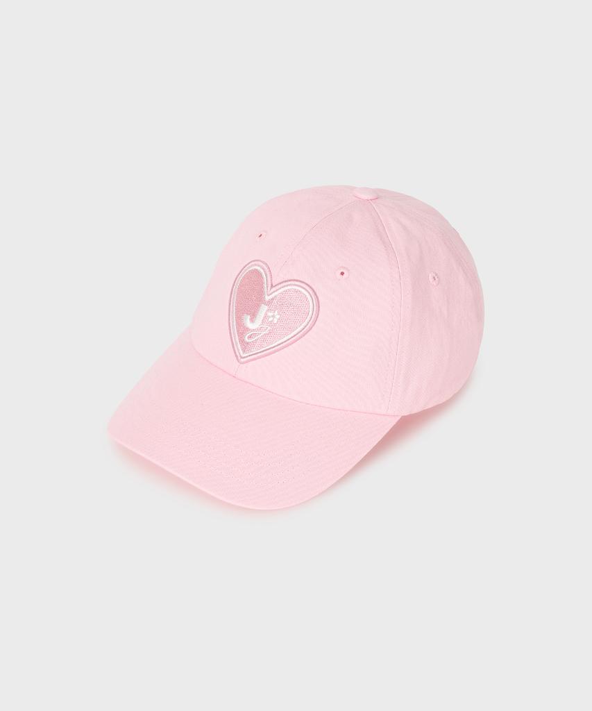 JUNEJUNE SPACE Vol12 Heart. Logo Cap_Light Pink (Vol12 Heart Logo Cap_Light Pink)