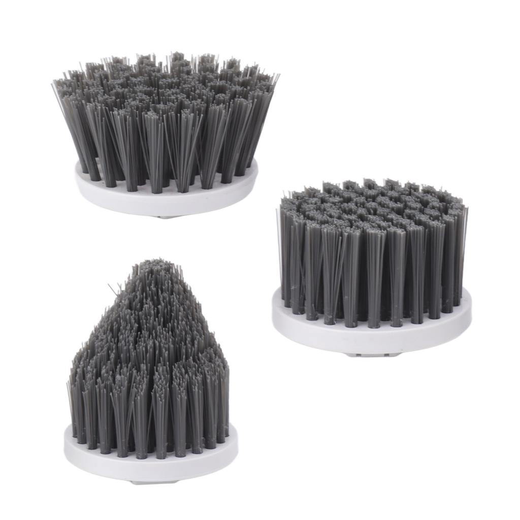 3PCS Electric   Scrubber Hd Cordless Clning Scrubber Brush Hd for Replacement