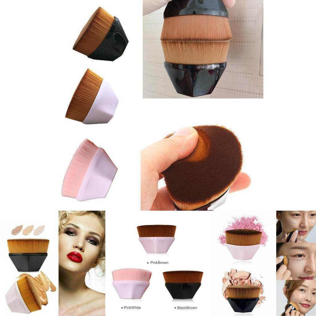 Flawless Wand Foundation Brush With High Density Fine Fiber For Seamless Makeup Application