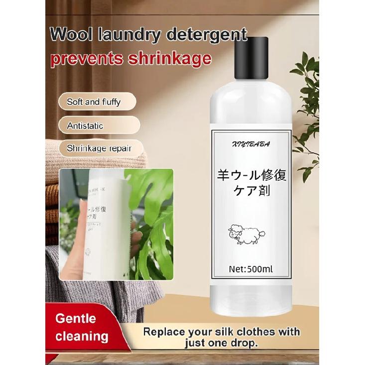 Detersivo per Vestiti di Lana Anti-restringimento Agente di Recupero Restringimento Maglioni di Lana Maglione Cashmere Detergente Maglione Riparazione Soffice Ag