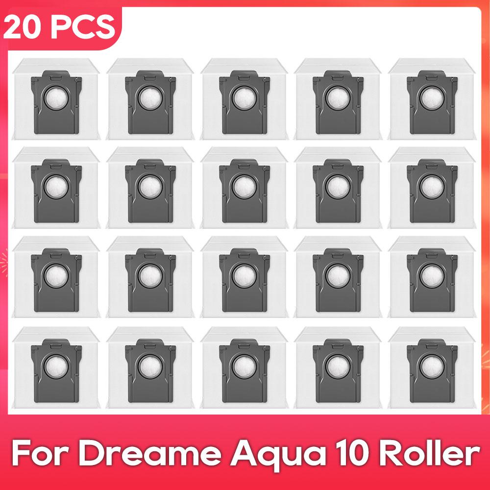 Fit For ( Dreame Aqua 10 Ultra Roller Complete, Aqua 10 Ultra Track ) Parts Accessories Main Side Brush Filter Mop Dust Bag