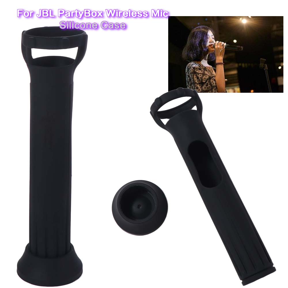 Anti-Rolling Microphone Silicone Case for for JBL Wireless Microphone Wireless Mic Accessories