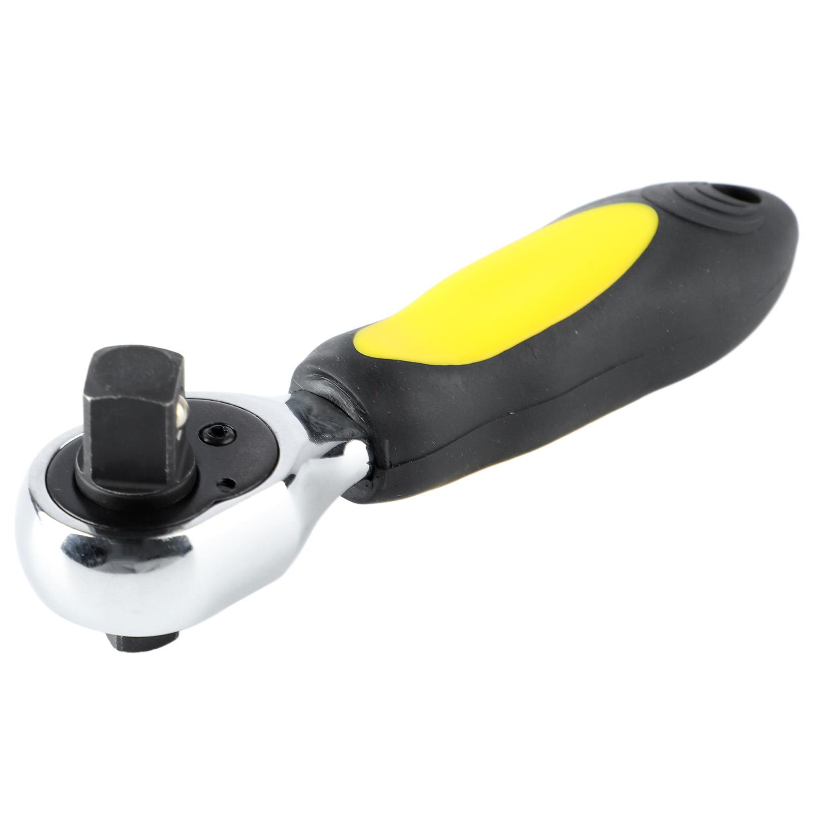 

Ratchet Wrench Steel 72 Teeth Reversible CW CCW Rotation Spanner Tool for Working