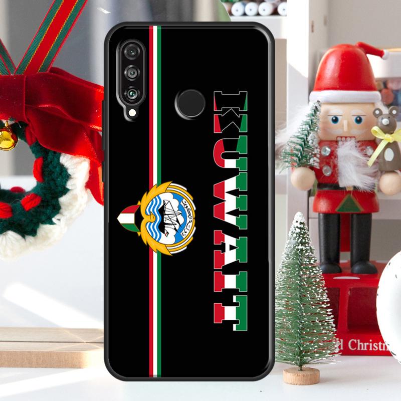Kuwait Flag For Huawei Nova Y73 Y60 Y70 Y90 Y72 Y61 Y91 7i 8i 11i 12i 12s 9 10 SE P20 P30 P40 Lite Case